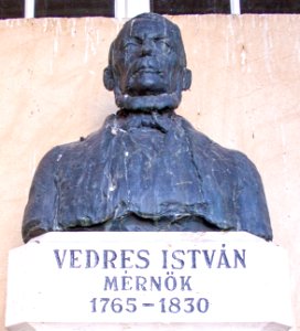 Bust of István Vedres in the Szeged Pantheon