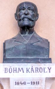 Bust of Károly Böhm in the Szeged Pantheon
