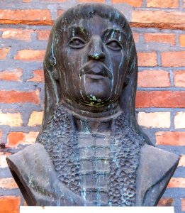 Bust of Mihály Csokonai Vitéz in the Szeged Pantheon