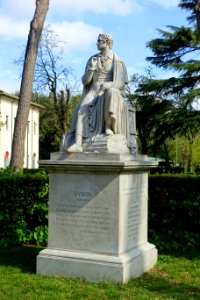 Byron by Bertel Thorvaldsen (copy) - Villa Borghese - Rome, Italy - DSC04549