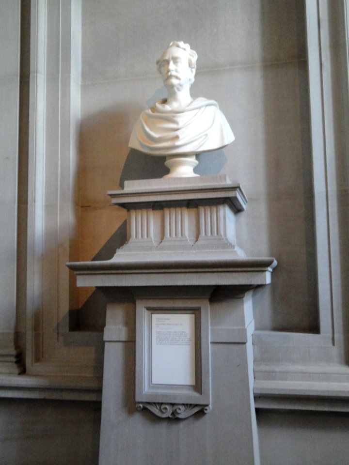 Bust of William Wilson Corcoran by William H. Rinehart, c. 1874 - Corcoran Gallery of Art - DSC01412