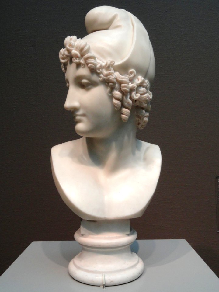 Bust of Paris, 1809, by Antonio Canova, marble - Art Institute of Chicago - DSC09528