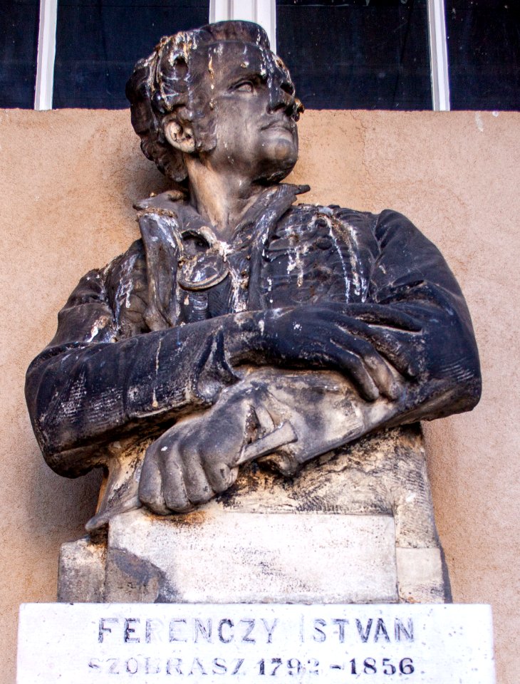 Bust of István Ferenczy in the Szeged Pantheon