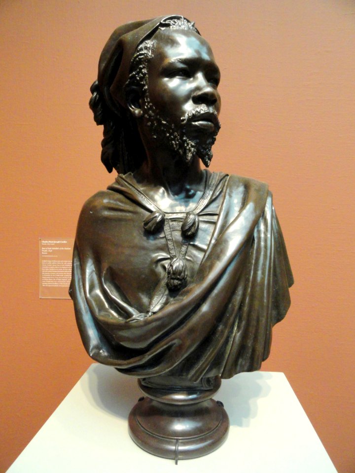 Bust of Said Abdullah of the Darfour People, 1848, by Charles-Henri-Joseph Cordier, bronze - Art Institute of Chicago - DSC09585