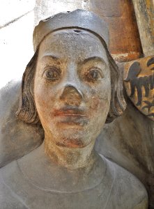 Busta Vaclav detail
