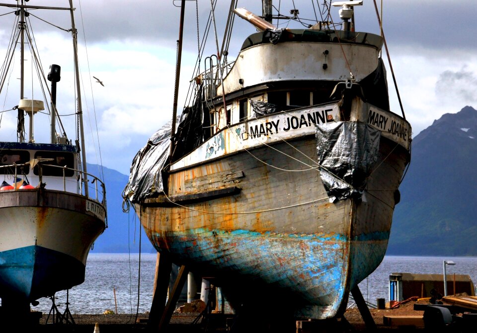 Sea vessels outdoors