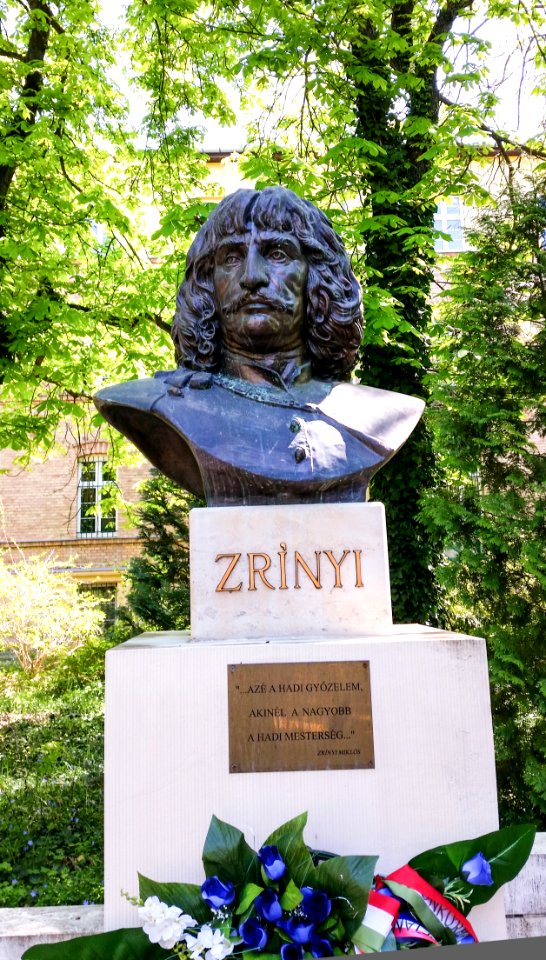 Bust of Miklós Zrínyí at the Miklós Zrínyi Military Academy-2