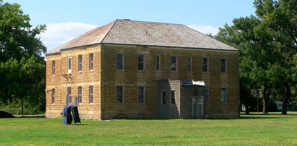 Burr Oak library and museum from SE 2
