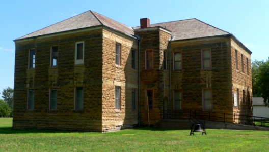 Burr Oak library and museum from NW 2
