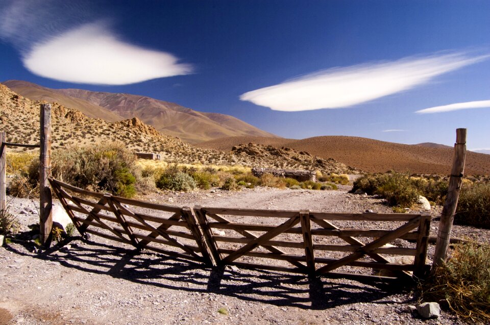 Andes landscape cordillera