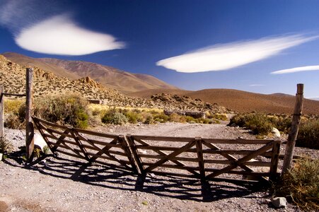 Andes landscape cordillera