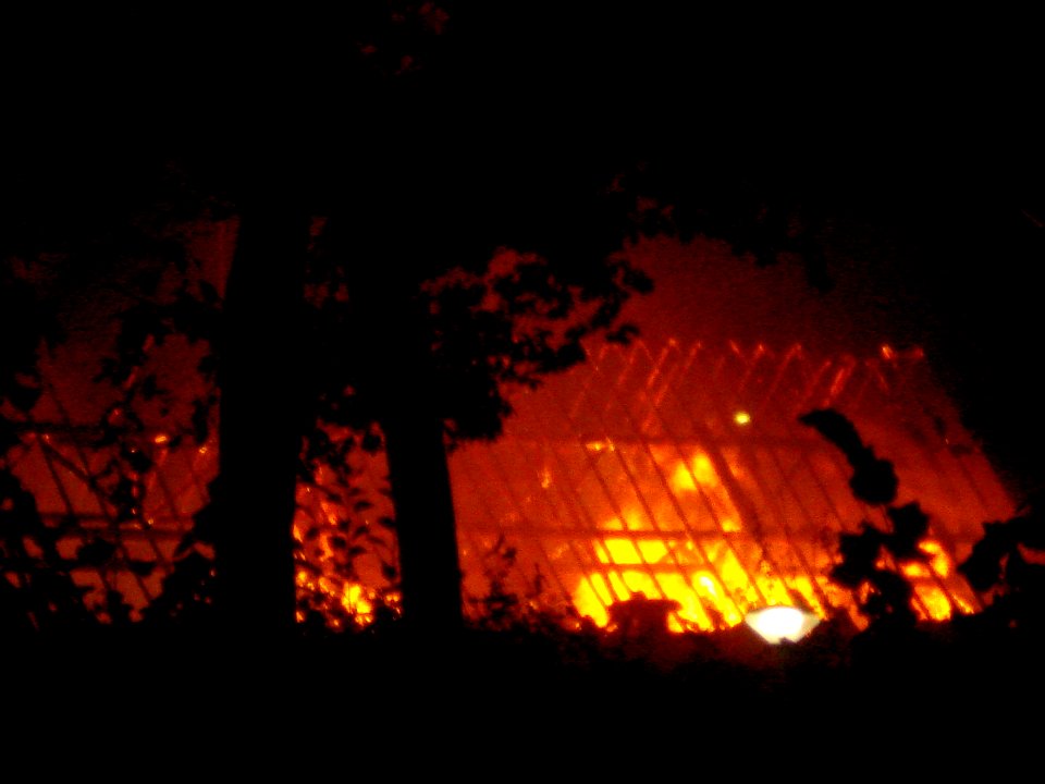 Burning youth center Nijmegen