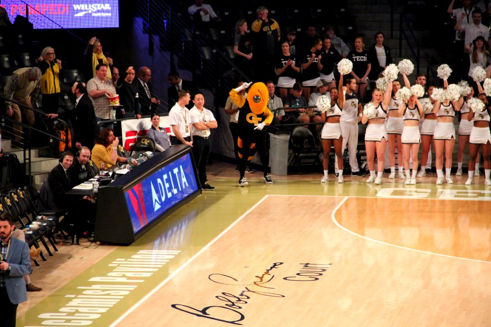 Buzz (mascot), GT vs BC basketball March 3, 2019