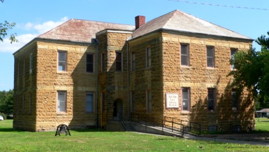 Burr Oak library and museum from NW 1