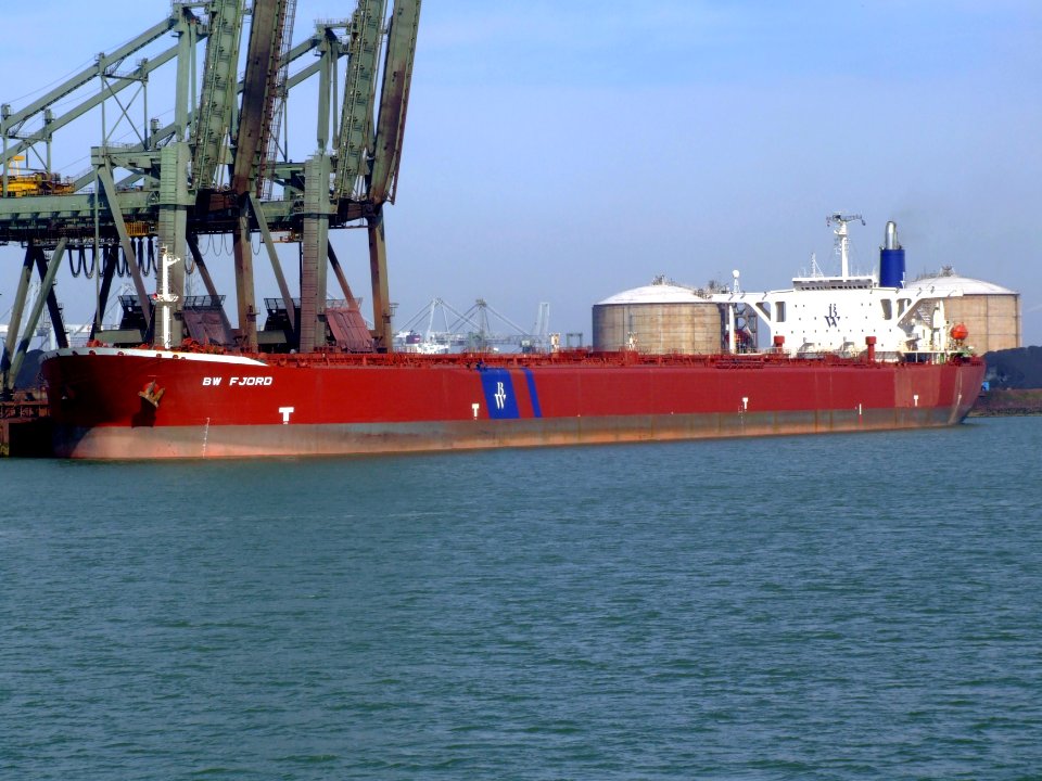 BW Fjord p9, Mississippi harbour, Port of Rotterdam, Holland 08-Apr-2007