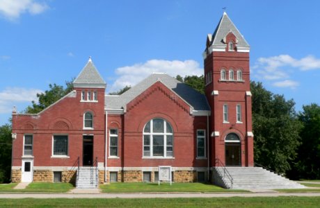 Burr Oak, Kansas United Methodist from W 1