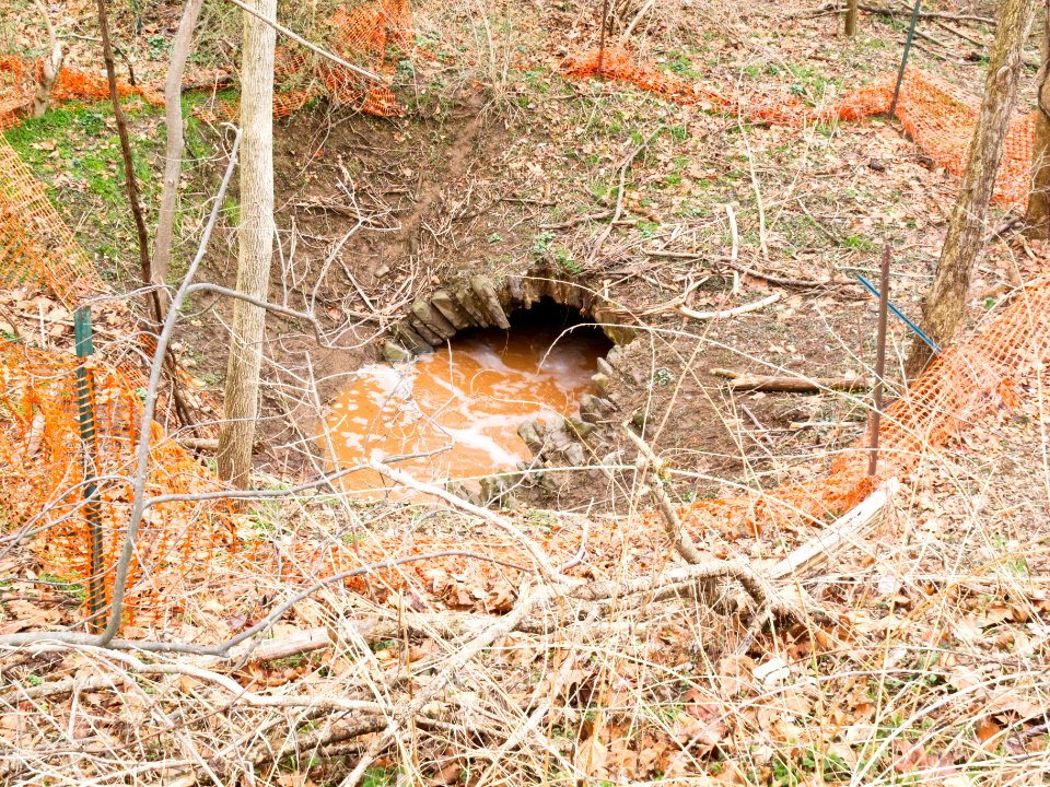 Busted Culvert on 8 Mile level (btwn 26 and 27 mile marker)