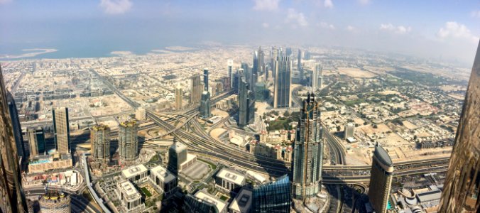 Burj Khalifa panorama view