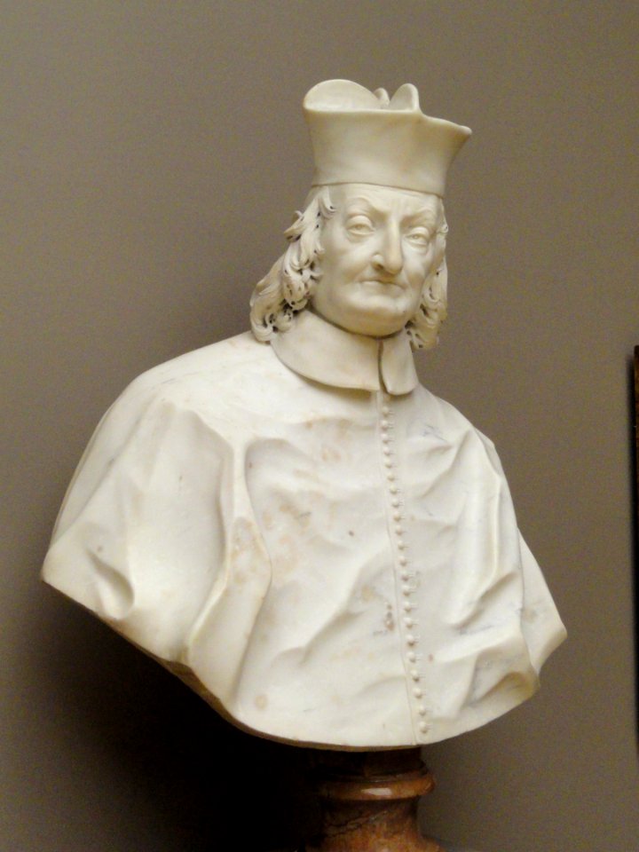 Bust of a Cardinal by Lorenzo Ottoni - Statens Museum for Kunst, Copenhagen - DSC08128