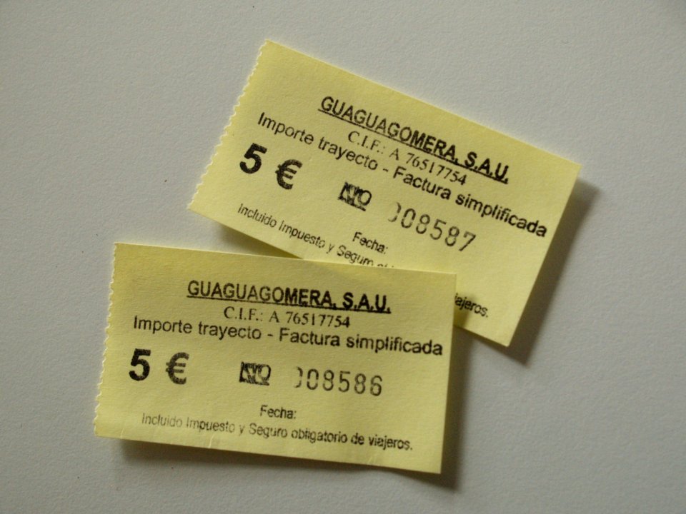 Busticket La Gomera