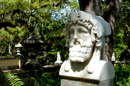 Bust - Vizcaya Museum and Gardens - Miami, Florida - DSC08668