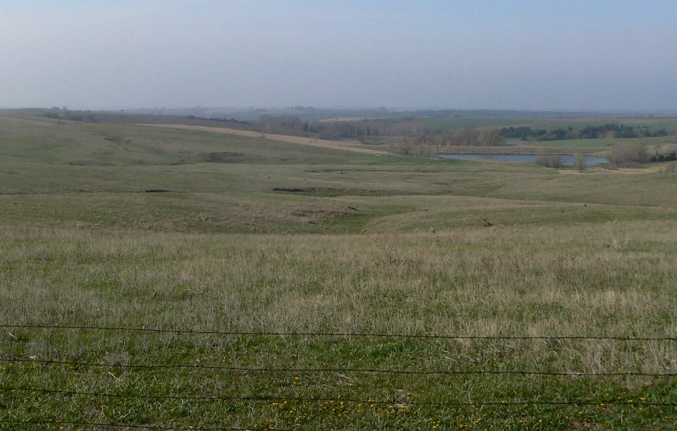 Butler County, NE Oak Creek descent ruts overview 2