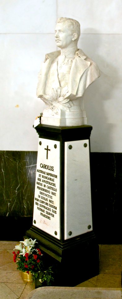 Buste Empereur Charles Ier d'Autriche Kaisergruft Vienne