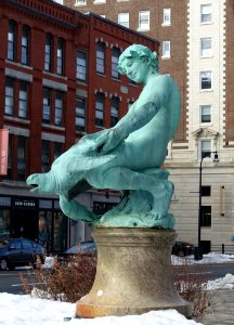 Burnside Fountain - Worcester, MA - DSC04059