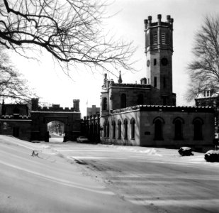 Butler Street Gatehouse, Allegheny Cemetery - 1999 - Argus 40 - 2 photo