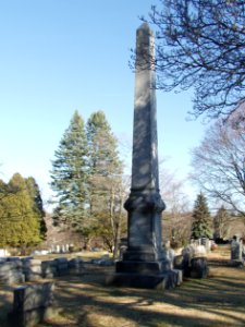 Burns obelisk, Sewickley Cemetery, 2014-12-26, 01