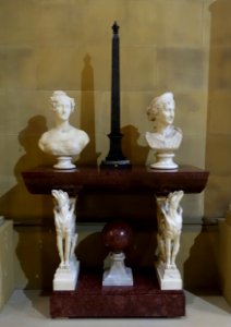 Busts - Sculpture Gallery, Chatsworth House - Derbyshire, England - DSC03490