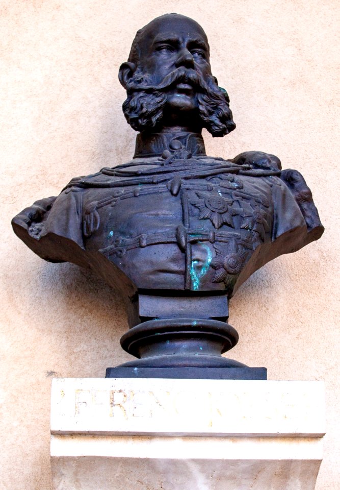 Bust of Franz Joseph I in the Szeged Pantheon