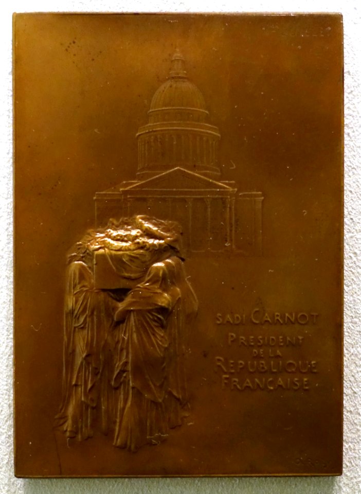 Burial of President Sadi Carnot, by Oscar Roty, 1894 - Bode-Museum - DSC02842