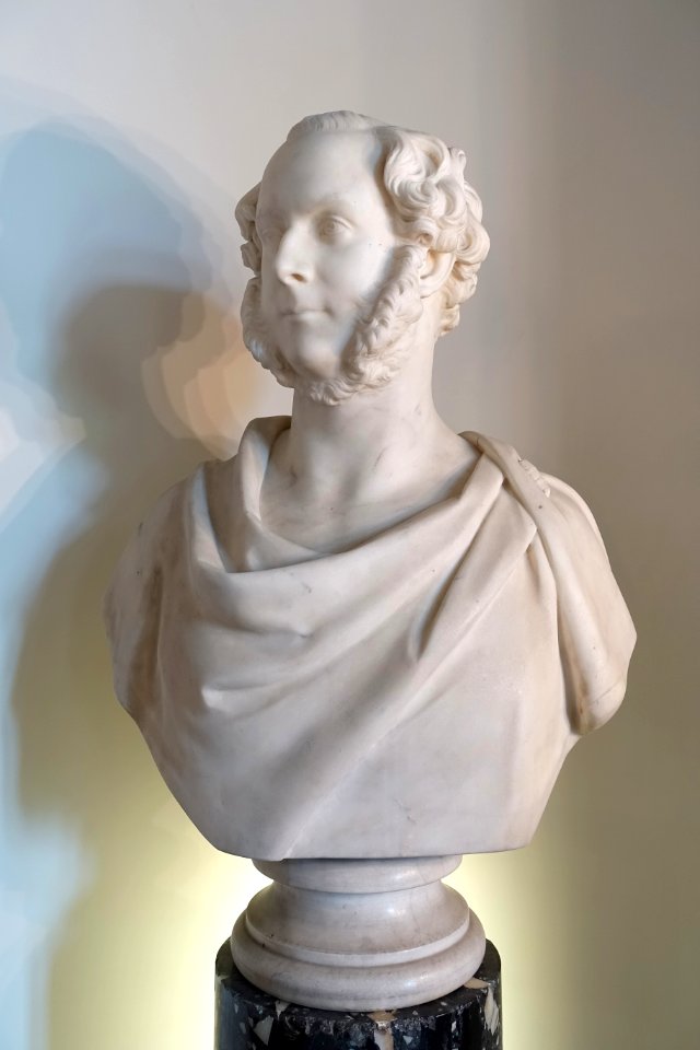 Bust - Entrance Hall - Harewood House - West Yorkshire, England - DSC02070
