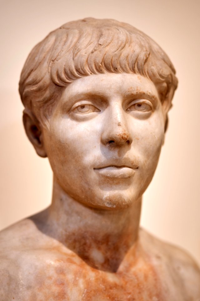 Bust of a youth from the time of Elagabalus, 3rd cent. A.D. (NAM 2350 1-4-2020)