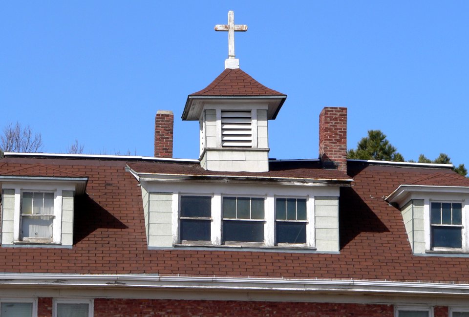 Butte SS Peter-Paul school cupola and dormers