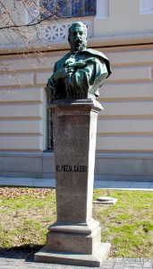 Bust of Gábor Klauzál, Szeged