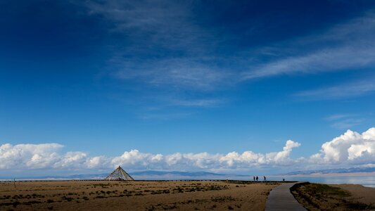 Qinghai lake xining gansu province photo