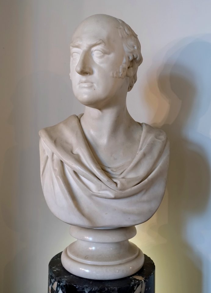 Bust - Entrance Hall - Harewood House - West Yorkshire, England - DSC02079