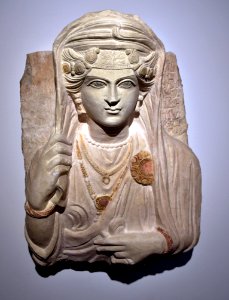 Buste funéraire Bat'â Palmyre Musée de Grenoble 04082017 1