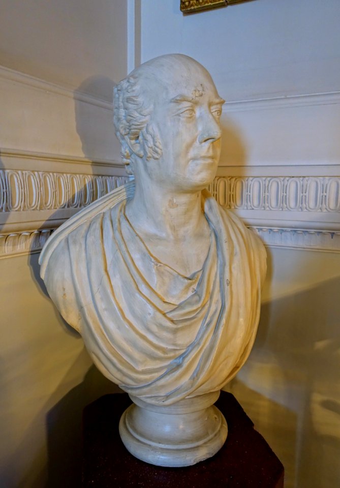 Bust by John Francis (1780 – 1861), 1819, plaster of Paris - Shugborough Hall - Staffordshire, England - DSC00406