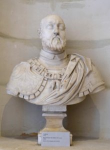 Bust of Cosimo I de Medici, Italian, 1800s, marble - John and Mable Ringling Museum of Art - Sarasota, FL - DSC00493