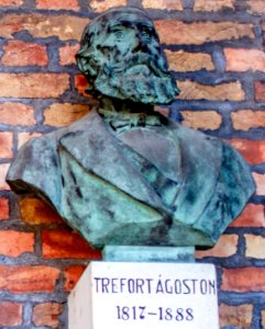 Bust of Ágoston Trefort in the Szeged Pantheon