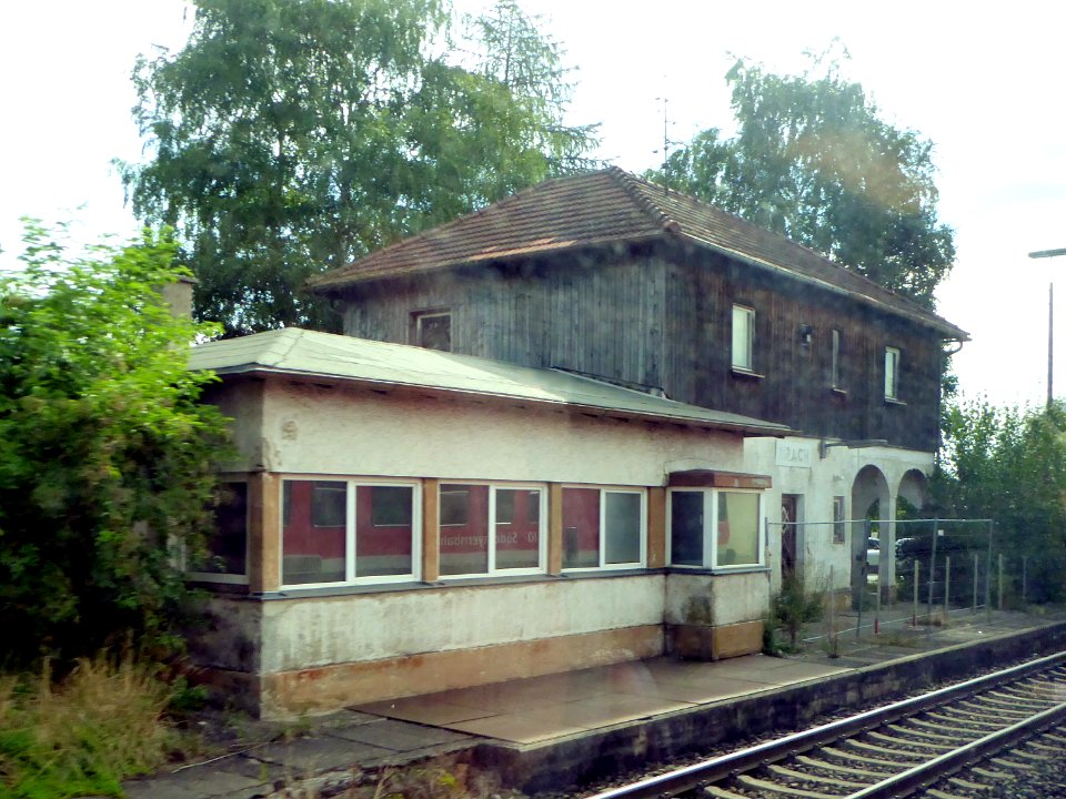 Burgkirchen an der Alz, Pirach (Burgkirchen), Bahnhof, 1