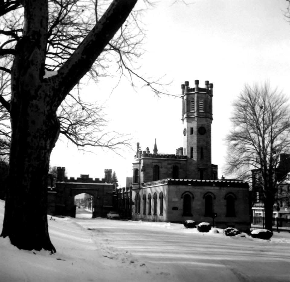 Butler Street Gatehouse, Allegheny Cemetery - 1999 - Argus 40