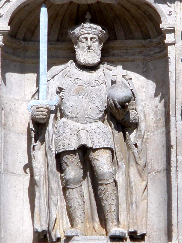 Burgos - Arco de Santa Maria - Carolo V Rom.=Carlos I 03