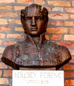 Bust of Ferenc Kölcsey in the Szeged Pantheon