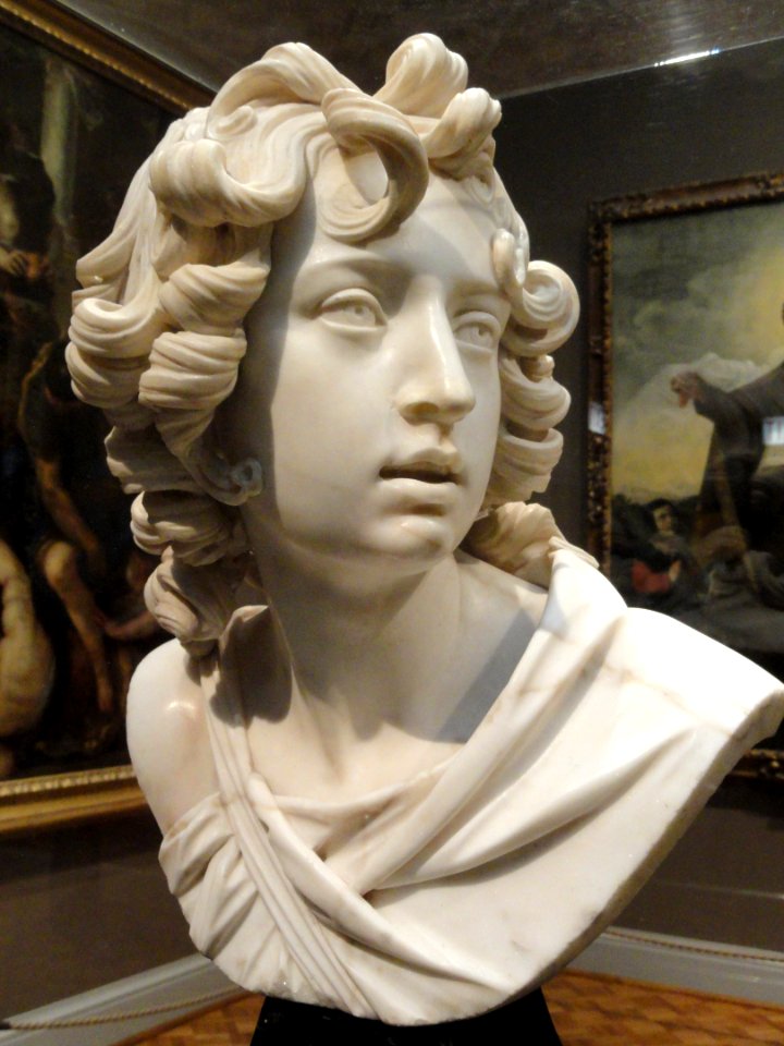 Bust of a Youth (perhaps Saint John the Baptist), 1630-1640, by Francesco Mochi - Art Institute of Chicago - DSC00080