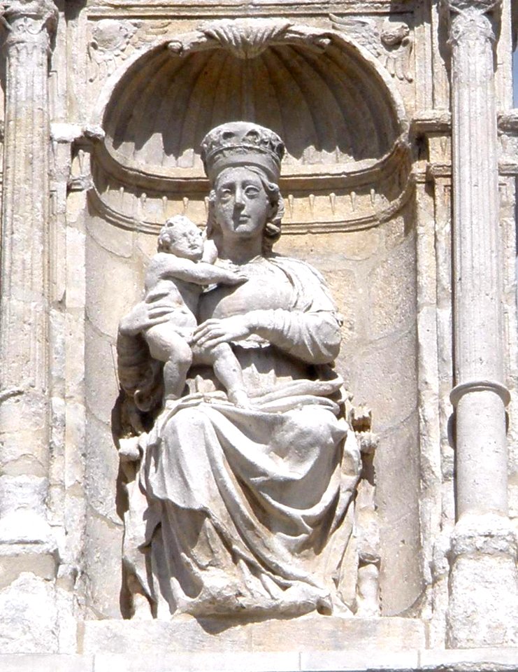 Burgos - Arco de Santa Maria - Virgen Maria 01