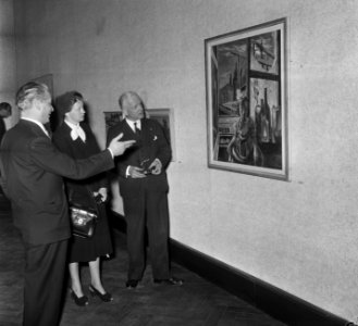 Burgemeester DAilly Amsterdam opent tentoonstelling het Museum Nationaal Rampenf, Bestanddeelnr 905-5462